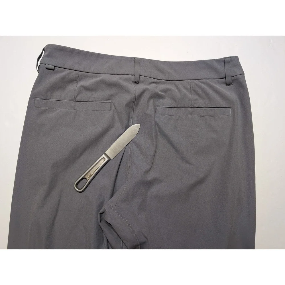 LULULEMON Men's Commission Slim Fit Pants M5439S Gray ~ 32 x 31